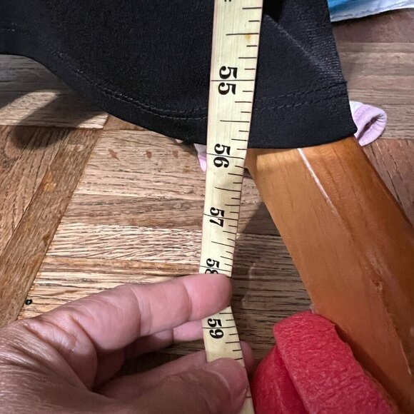 Connected Plus Size Metallic Cape-Overlay Gown Sz 18W in Black Silver - Picture 8 of 8